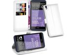 Cadorabo Cover Per Htc Desire 816 Cover Protettiva In Bianco Custodia Per Cellulare Cover Chiusura Magnetica
