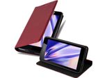 Cadorabo Cover Per Nokia Lumia 540 Cover Protettiva In Rosso Custodia Per Cellulare Cover Chiusura Magnetica