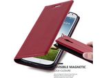 Cadorabo Custodia Per Samsung Galaxy S4 Custodia Protettiva In Rosso Custodia Per Cellulare Cover Chiusura Magnetica