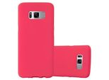 Cadorabo Custodia Protettiva Per Samsung Galaxy S8 In Rosso Custodia Del Telefono Cellulare Tpu Etui Cover Case
