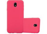 Cadorabo Custodia Per Samsung Galaxy J7 2017 Custodia Protettiva In Rosso Custodia Del Telefono Cellulare Tpu Silicone Custodia Cover