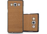 Cadorabo Cover Per Samsung Galaxy A5 2015 Cover Protettiva In Marrone Custodia Rigida Look Legno Telefono Cellulare Cover