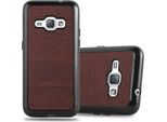 Cadorabo Custodia Per Telefono Cellulare Per Samsung Galaxy J1 2016 In Marrone Custodia Protettiva Tpu Silicone Cover