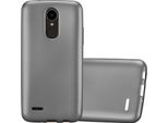Cadorabo Custodia Protettiva Per Lg K4 2017 Cover In Grigio Custodia Per Telefono Cellulare Tpu Custodia In Silicone Cover Case