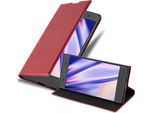 Cadorabo Custodia Per Sony Xperia Xa Custodia Protettiva In Rosso Custodia Per Cellulare Cover Chiusura Magnetica