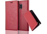 Cadorabo Custodia Per Samsung Galaxy Note Edge Custodia Protettiva In Rosso Custodia Per Cellulare Cover Chiusura Magnetica
