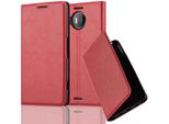 Cadorabo Cover Per Nokia Lumia 950 Xl Cover Protettiva In Rosso Custodia Per Cellulare Cover Chiusura Magnetica