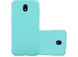 Cadorabo Custodia Per Samsung Galaxy J3 2017 Custodia Protettiva In Blu Custodia Del Telefono Cellulare Tpu Silicone Custodia Cover