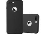 Custodia Cadorabo Per Apple Iphone 7 Plus / 7S Plus / 8 Plus Custodia Protettiva In Nero Custodia Per Cellulare Custodia In Silicone Tpu Cover