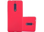 Cadorabo Custodia Protettiva Per Nokia 5 2017 Cover In Rosso Custodia Per Cellulare Tpu Etui Cover Case