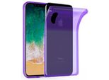 Custodia Cadorabo Per Apple Iphone X / Xs Custodia Protettiva In Tpu Viola Custodia Protettiva In Silicone Cover