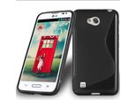 Cadorabo Custodia Protettiva Per Lg L50 Cover In Nero Custodia Per Cellulare Tpu Custodia In Silicone