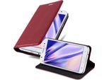 Cadorabo Custodia Per Samsung Galaxy J7 2015 Custodia Protettiva In Rosso Telefono Cellulare Custodia Cover Chiusura Magnetica