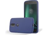 Cadorabo Custodia Protettiva Per Motorola Moto G4 / G4 Plus In Blu Custodia Per Cellulare Tpu Etui Cover Case