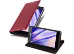 Cadorabo Custodia Per Sony Xperia Z3 Custodia Protettiva In Rosso Custodia Per Cellulare Cover Chiusura Magnetica