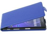 Cadorabo Custodia Protettiva Per Sony Xperia X In Blu Custodia Flip Per Telefono Cellulare Custodia Cover Similcuoio