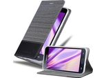 Cadorabo Custodia Per Samsung Galaxy J3 2016 Custodia Protettiva In Grigio Custodia Per Cellulare Custodia A Libro Cover