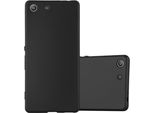 Cadorabo Custodia Protettiva Per Sony Xperia M5 Cover In Nero Custodia Per Cellulare Custodia In Silicone Tpu Cover Case