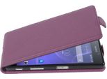 Cadorabo Custodia Protettiva Per Sony Xperia X Performance Custodia In Viola Flip Case Custodia Per Cellulare Cover In Similcuoio