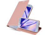 Cadorabo Custodia Del Telefono Cellulare Per Samsung Galaxy A5 2017 Custodia Protettiva In Rosa Cover Etui Book Case Booklet