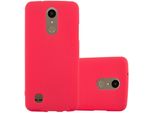 Cadorabo Custodia Protettiva Per Lg K10 2017 Cover In Rosso Custodia Per Telefono Cellulare Tpu Etui Cover Case