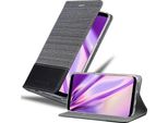Custodia Cadorabo Per Samsung Galaxy S8 Custodia Protettiva In Grigio Custodia Per Cellulare Custodia A Libro Cover