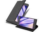 Cadorabo Cover Per Sony Xperia Xa Cover Protettiva In Nero Custodia Per Cellulare Cover Chiusura Magnetica