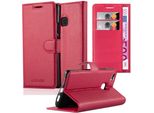 Cadorabo Cover Per Huawei P8 Lite 2017 / P9 Lite 2017 Cover Protettiva In Rosso Custodia Per Cellulare Cover Chiusura Magnetica