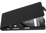 Cadorabo Custodia Protettiva Per Sony Xperia Z5 Compact Cover In Nero Flip Case Custodia Per Telefono Cellulare Cover In Similcuoio