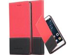 Cadorabo Custodia Per Huawei P9 Custodia Protettiva In Rosso Shandy Custodia Custodia A Libro Custodia In Similcuoio
