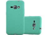 Cadorabo Custodia Protettiva Per Samsung Galaxy J1 2016 Custodia In Verde Custodia Rigida Cover Per Telefono Cellulare