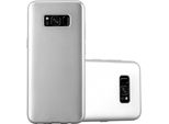 Cadorabo Custodia Protettiva Per Samsung Galaxy S8 In Argento Custodia Del Telefono Cellulare Tpu Custodia In Silicone Cover Case