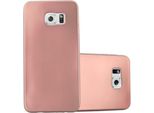 Cadorabo Custodia Protettiva Per Samsung Galaxy S6 Edge Plus In Rosa Custodia Del Telefono Cellulare Custodia In Silicone Tpu Cover Case