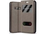Cadorabo Custodia Protettiva Per Samsung Galaxy J1 2016 Cover In Marrone Custodia Del Telefono Cellulare Custodia A Libro Cover Case