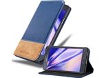 Cadorabo Custodia Per Samsung Galaxy Alpha Custodia Protettiva In Blu Shandy Custodia A Libro Custodia In Similcuoio