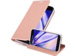 Cadorabo Custodia Per Cellulare Per Samsung Galaxy J7 2017 Custodia Protettiva In Rosa Cover Etui Book Case Booklet