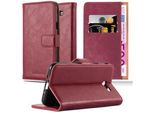 Cadorabo Cover Per Samsung Galaxy J7 2017 Versione Usa Cover Protettiva In Rosso Cellulare Cover Libro Custodia Custodia Lusso