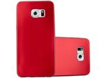 Cadorabo Custodia Protettiva Per Samsung Galaxy S6 Edge Plus In Rosso Custodia Del Telefono Cellulare Custodia In Silicone Tpu Cover Case