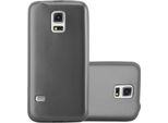 Cadorabo Custodia Protettiva Per Samsung Galaxy S5 / S5 Neo In Grigio Custodia Per Cellulare Custodia In Silicone Tpu Cover Case