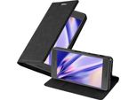 Cadorabo Custodia Per Sony Xperia X Performance Cover Protettiva In Nero Custodia Per Cellulare Cover Chiusura Magnetica