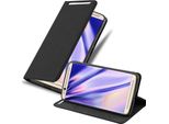 Cadorabo Custodia Per Zte Axon 7 Custodia Protettiva In Nero Custodia Per Cellulare Custodia Cover Chiusura Magnetica