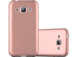 Cadorabo Cover Per Samsung Galaxy J1 2015 Cover Protettiva In Rosa Custodia Rigida Cover Per Telefono Cellulare