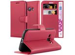 Cadorabo Custodia Per Samsung Galaxy J1 2015 Custodia Protettiva In Rosso Custodia Per Cellulare Cover Chiusura Magnetica