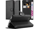 Cadorabo Cover Per Huawei P10 Cover Protettiva In Nero Custodia Per Cellulare Cover Chiusura Magnetica