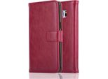 Cadorabo Cover Per Samsung Galaxy S6 Edge Cover Protettiva In Rosso Cellulare Cover Libro Custodia Custodia