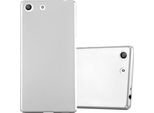 Cadorabo Cover Per Sony Xperia M5 Cover Protettiva In Argento Custodia Rigida Cover Per Telefono Cellulare