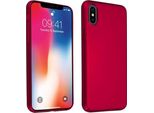 Cadorabo Custodia Per Apple Iphone X / Xs Custodia Protettiva In Rosso Custodia Rigida Custodia Cover Per Telefono Cellulare