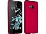 Cadorabo Cover Per Htc U Play Cover Protettiva In Rosso Custodia Rigida Per Cellulare Cover Case