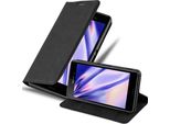 Cadorabo Cover Per Sony Xperia M4 Aqua Cover Protettiva In Nero Custodia Per Cellulare Cover Chiusura Magnetica