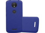 Cadorabo Custodia Protettiva Per Motorola Moto C Plus In Blu Custodia Per Cellulare Tpu Etui Cover Case